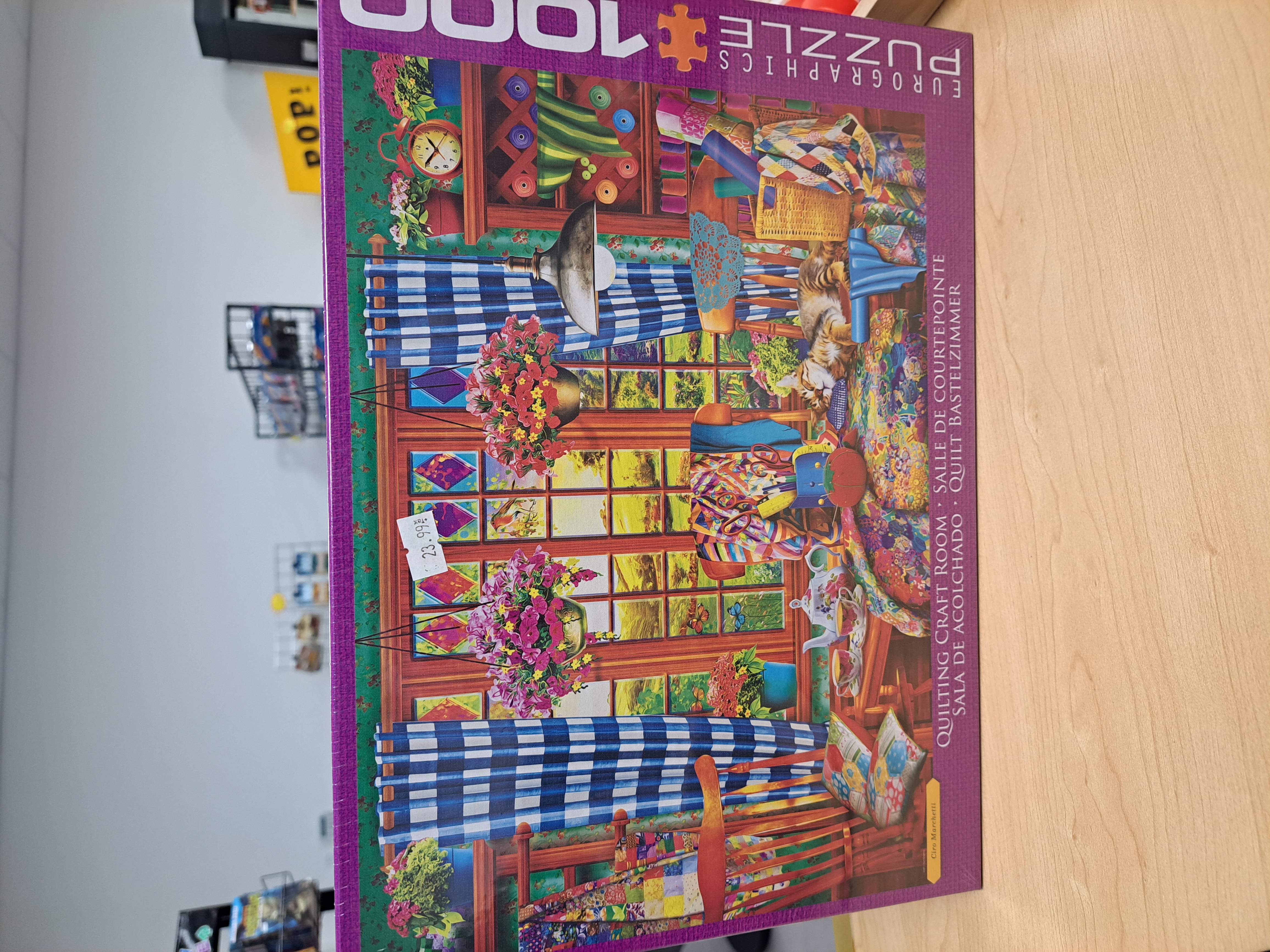 Salle de courtepointe casse-tête 1000 morceaux